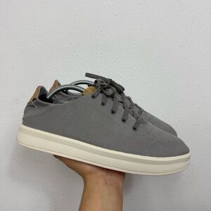 OluKai Women's Kiihele Li Grey Lace Up Sneaker Shoes Sz US 8